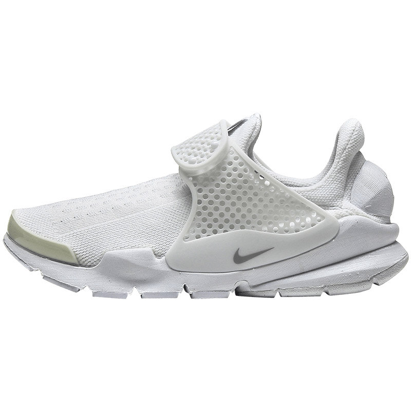 NIKE耐克女鞋休闲鞋SOCK DART女子潮流袜套运动鞋848475 白色 35.5码