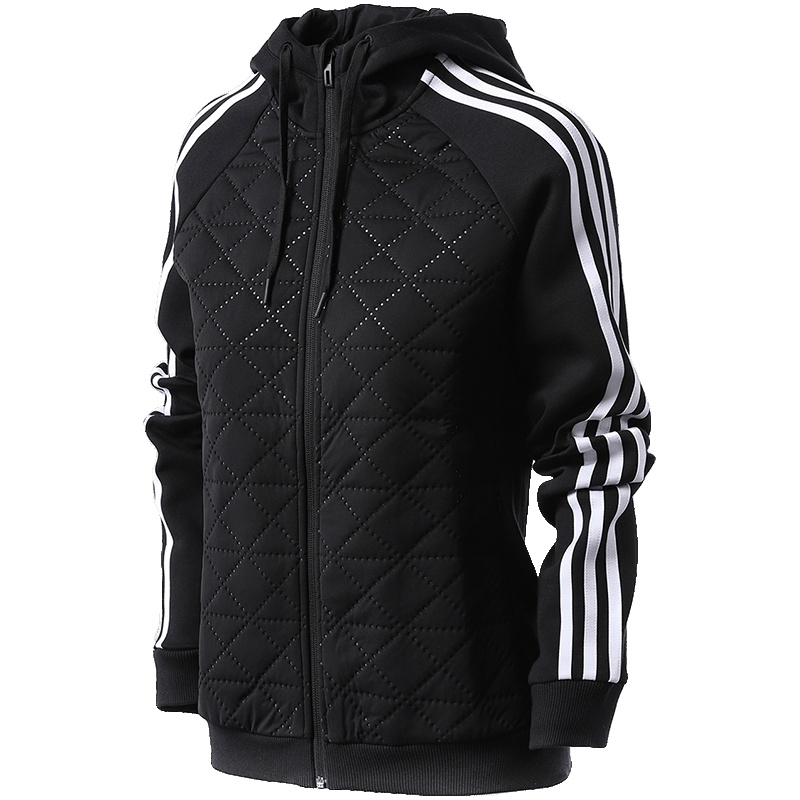 adidas阿迪达斯女子夹克外套休闲运动服 BP6873 XS 黑色