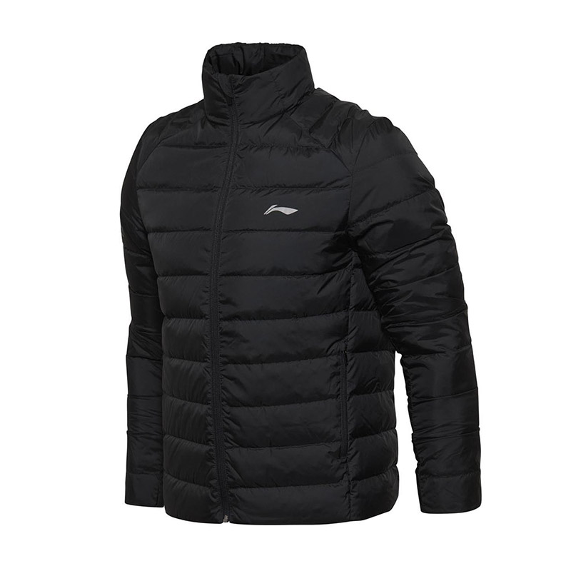 李宁LINING男子羽绒服休闲运动服AYMM075-3 3XL 灰色