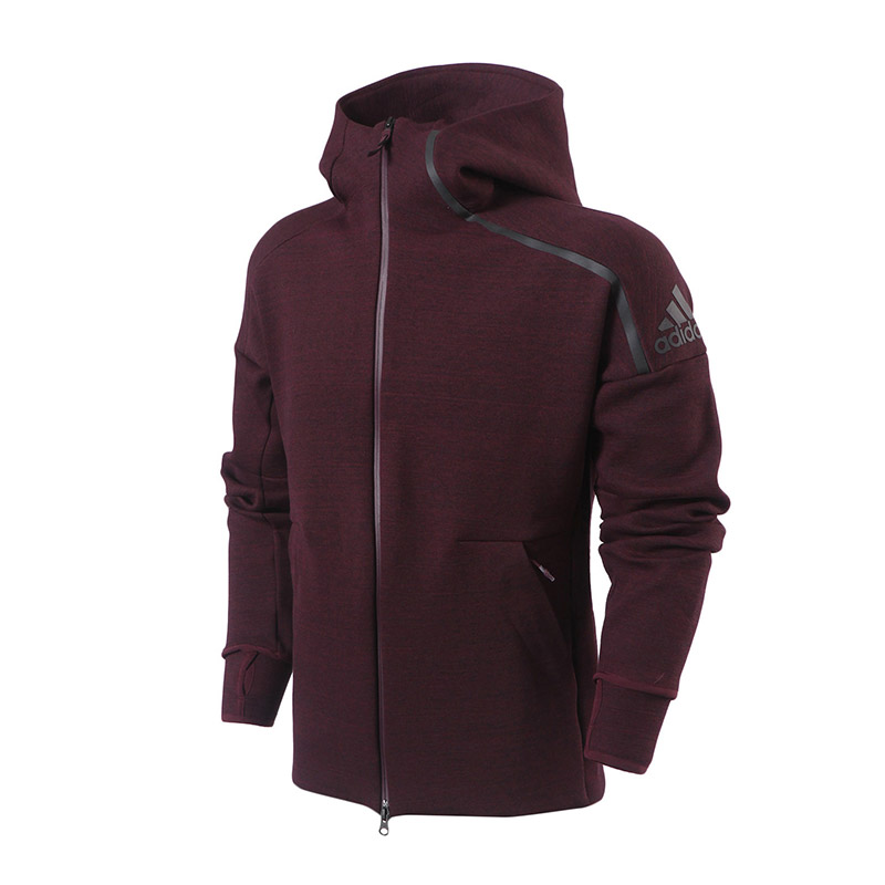 adidas阿迪达斯男子夹克外套ZNE针织休闲运动服BQ5360 L 灰色