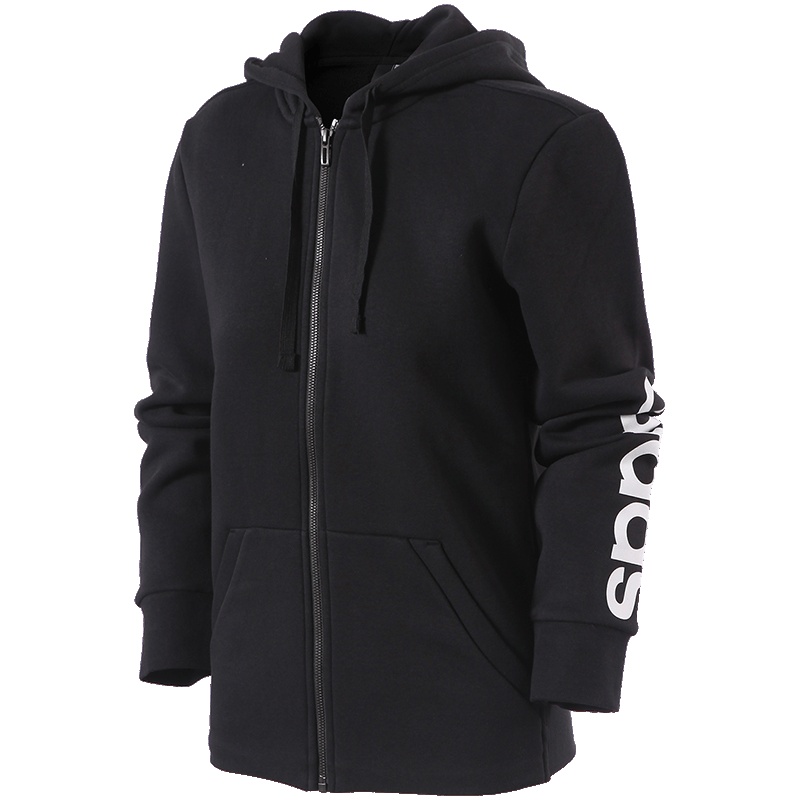 adidas阿迪达斯女子夹克外套休闲运动服BK7050 L 黑色