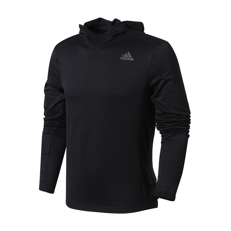 adidas阿迪达斯男子卫衣跑步训练运动服BP8033 L 黑色