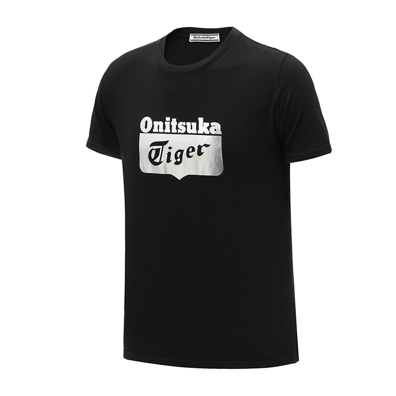 亚瑟士ASICS男装短袖T恤运动服运动休闲OKT066-9001 S 黑色