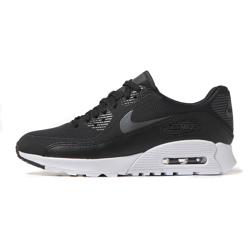 耐克NIKE 女鞋Air max 90休闲鞋运动休闲运动鞋881106-002 黑色 35.5码