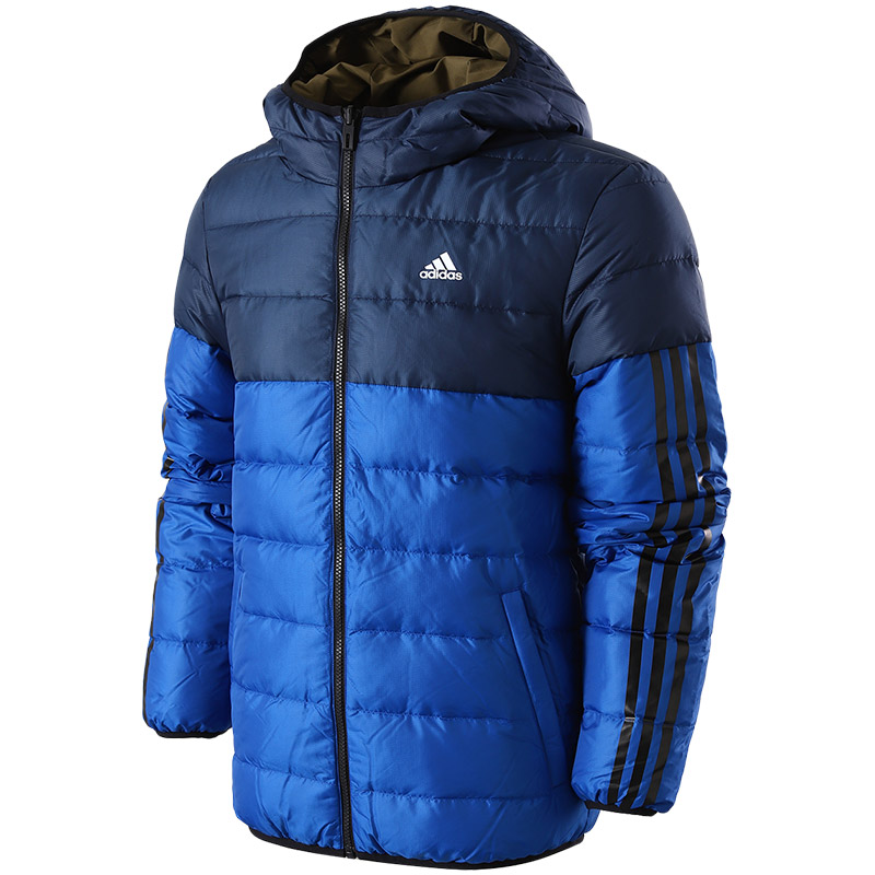 adidas阿迪达斯男子羽绒服外套保暖夹克休闲运动服BQ4184 L 红色