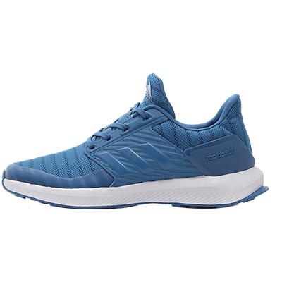 adidas阿迪达斯童男大童10-13岁休闲鞋CM7407 蓝色 31.5码/适合脚长190mm