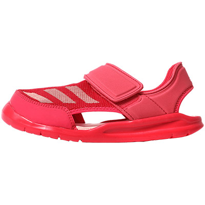 adidas阿迪达斯童运动鞋女鞋小童4-10岁凉鞋BA9378 BA9378