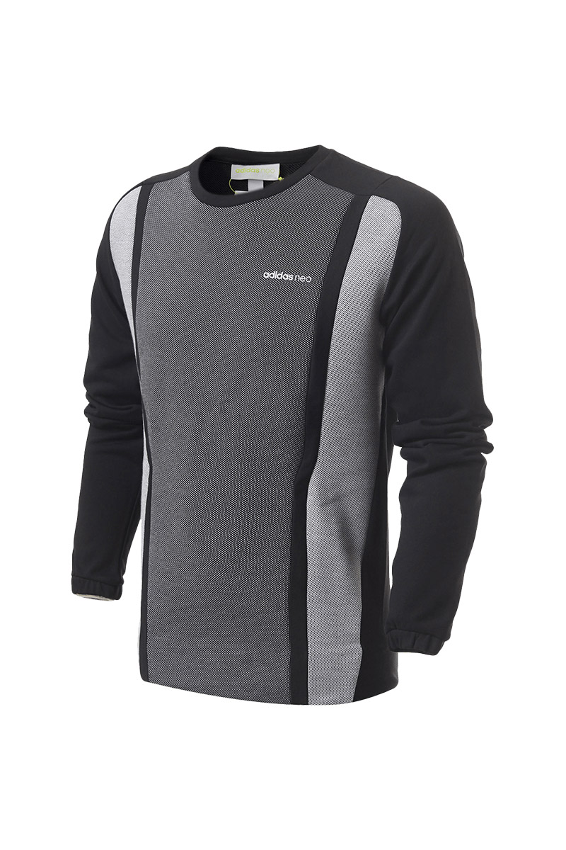 adidas阿迪达斯NEO男子卫衣休闲运动服CF1925 S 黑色