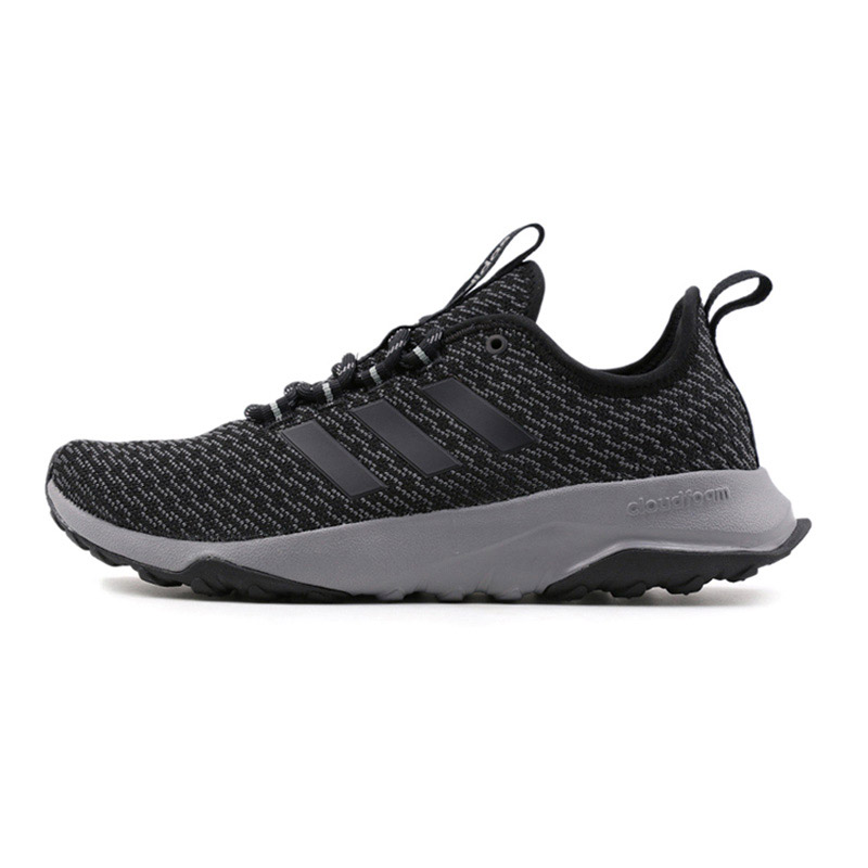 adidas阿迪达斯NEO男子休闲鞋跑步休闲运动鞋BC0019 黑色