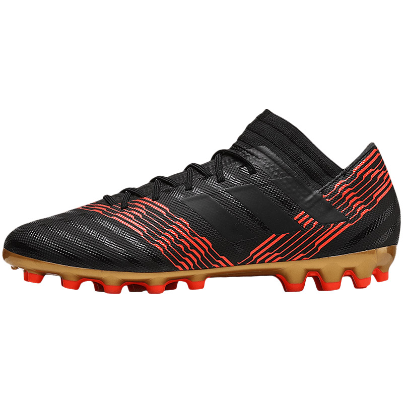 adidas阿迪达斯男子足球鞋NEMEZIZ梅西AG短钉球鞋CP8994 黑色 39码