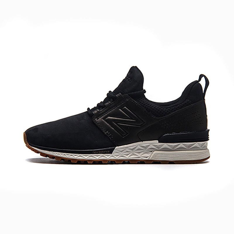 New Balance/NB女鞋休闲鞋574系列复古低帮运动鞋 WS574DS 黑色 35码