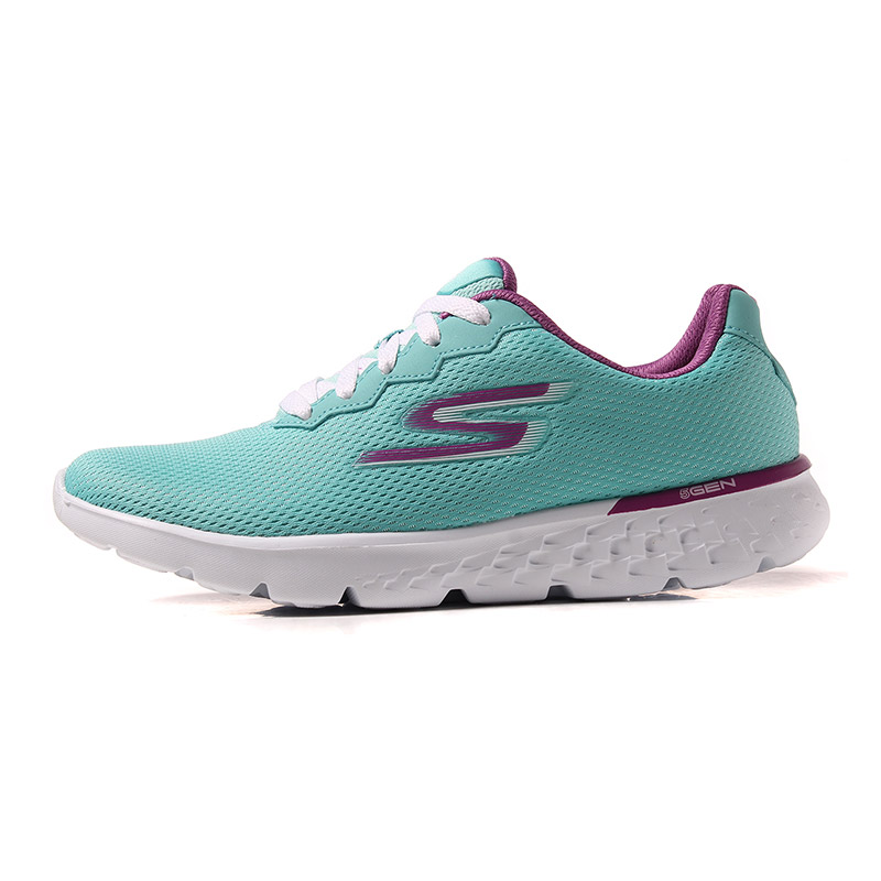 SKECHERS 斯凯奇女鞋跑步鞋运动鞋跑步14351/TLPR 绿色 35码