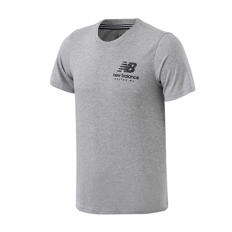 New balance男装短袖T恤运动服运动休闲AMT71639-HGR M 灰色