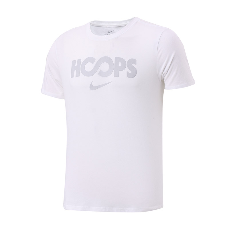 耐克Nike男装短袖T恤运动服篮球857926-100 S 白色