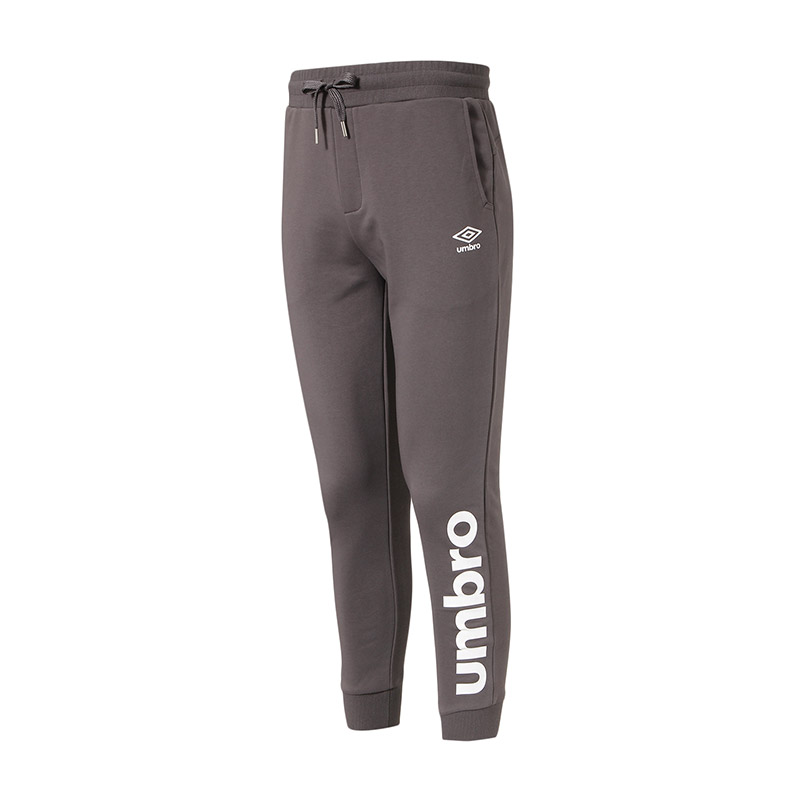 Umbro茵宝运动裤男秋冬运动长裤学生潮流小脚卫裤束脚裤 M 深灰色