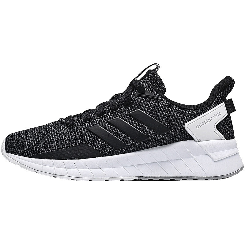 adidas阿迪达斯女子跑步鞋透气休闲运动鞋DB1308 黑色 36