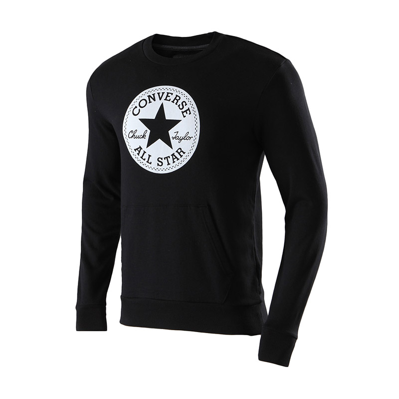 CONVERSE匡威男装卫衣运动休闲圆领针织套头衫10007770 灰色 2XL