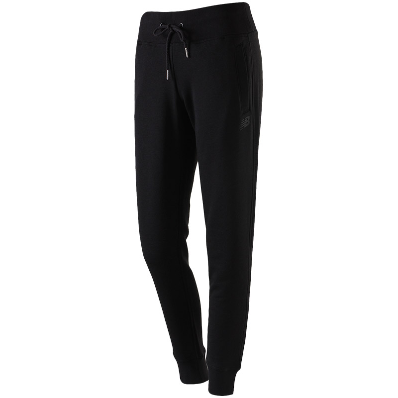 New Balance/NB女裤针织毛圈收口小脚运动运动服AWP81552 黑色 L