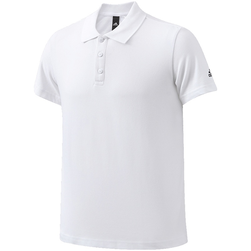adidas阿迪达斯男装短袖POLO翻领T恤运动服BR1052 S 白色