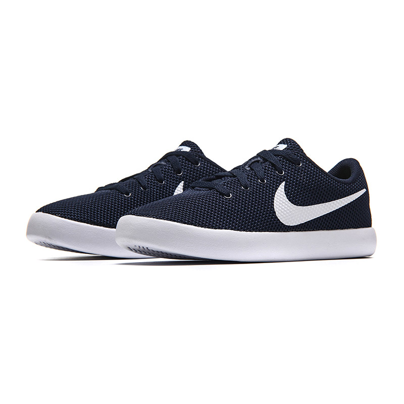 NIKE耐克男鞋板鞋低帮网面舒适透气运动休闲鞋819810 黑色 39码