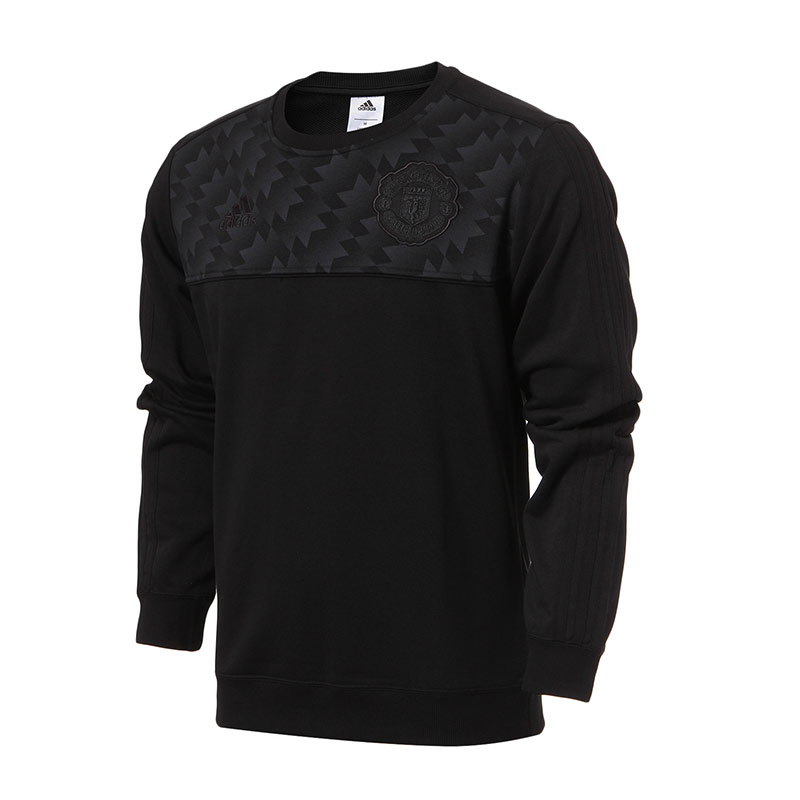 adidas阿迪达斯男子卫衣足球训练休闲运动服BQ2243 S 黑色