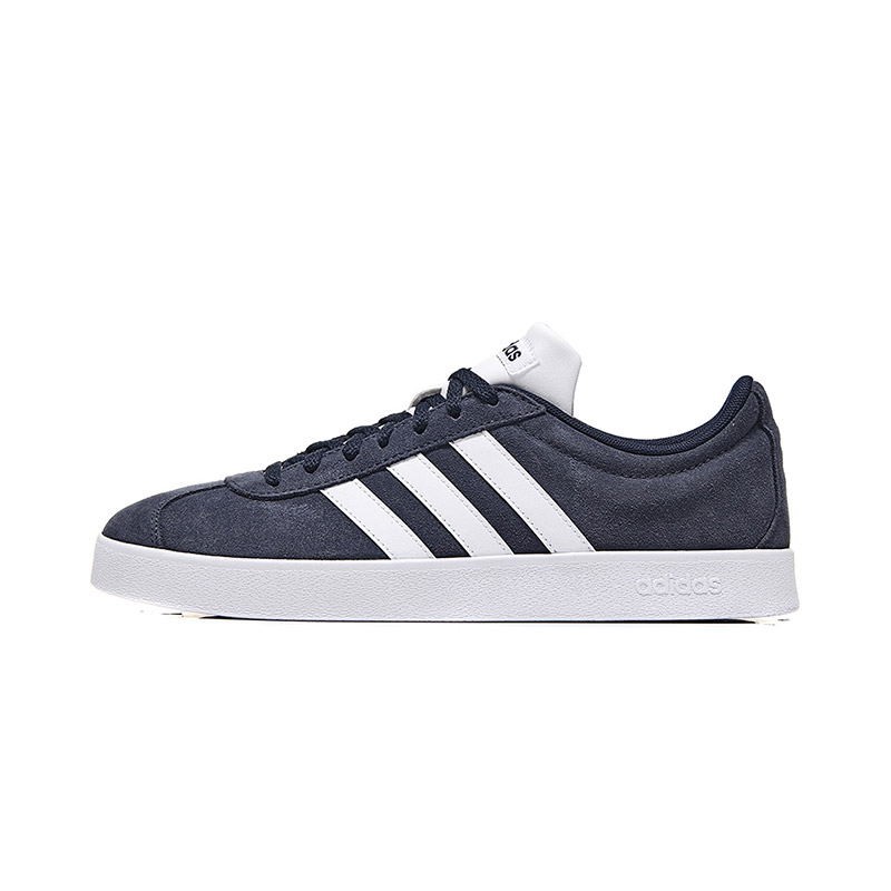 adidas阿迪达斯NEO男鞋低帮复古板鞋休闲鞋运动鞋B43814 红色
