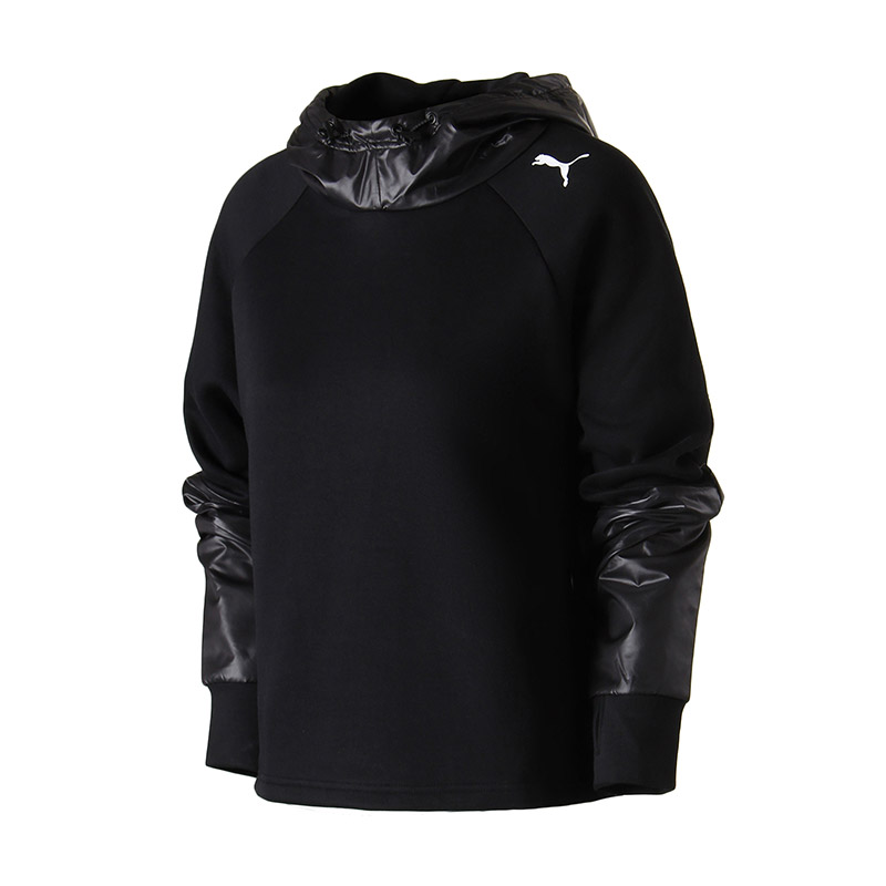 彪马PUMA女装运动休闲连帽套头针织卫衣运动服851929 85192901黑色 L