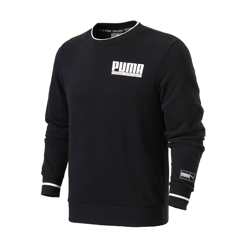 彪马PUMA男装运动休闲卫衣运动服LOGO款85005501 L 85005501黑色