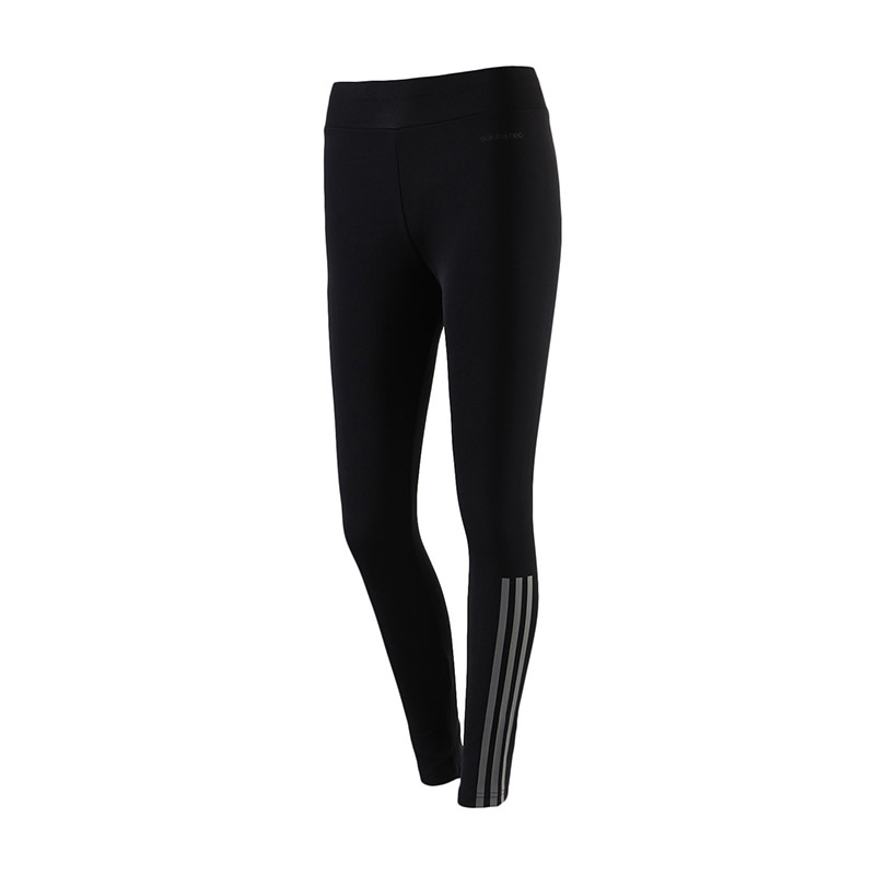 adidas阿迪达斯NEO女子紧身裤休闲打底长裤运动服CV8128. L CV8128黑色