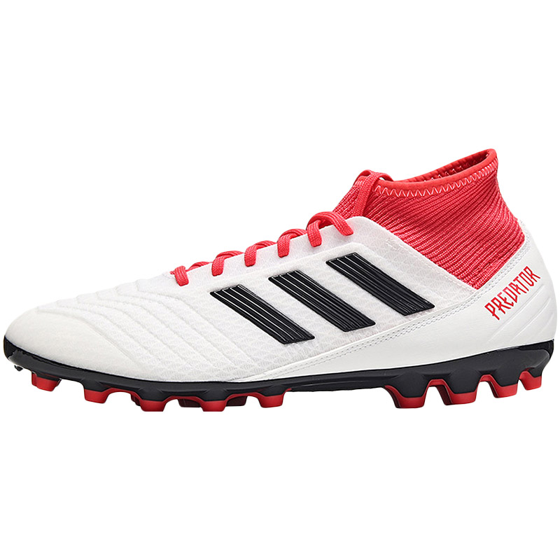 adidas阿迪达斯男子足球鞋PREDATOR 18.3 AG运动鞋CP9307 CP9307亮白+1号黑色+天然珊瑚粉