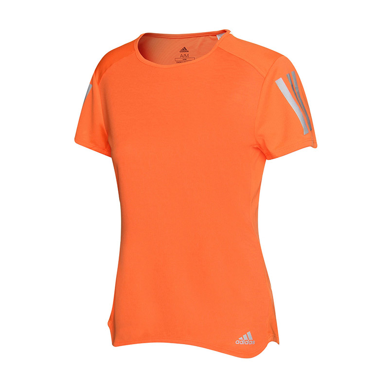adidas阿迪达斯女子短袖T恤跑步训练运动服CF2152 L CF2152橙
