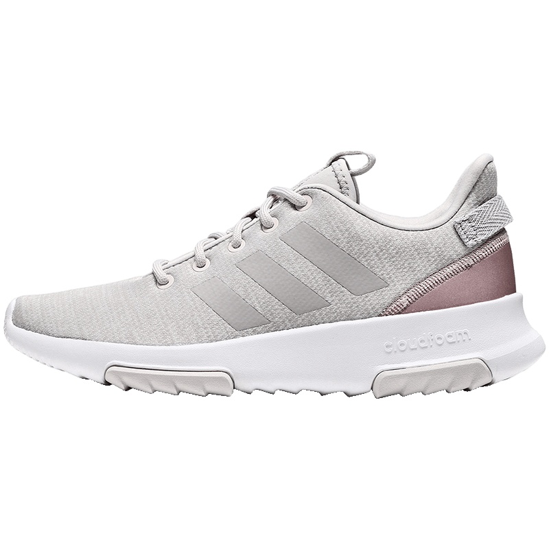 adidas阿迪达斯NEO女子休闲鞋透气缓震轻便运动鞋DA9844 DA98441度灰+二度灰+蒸汽灰