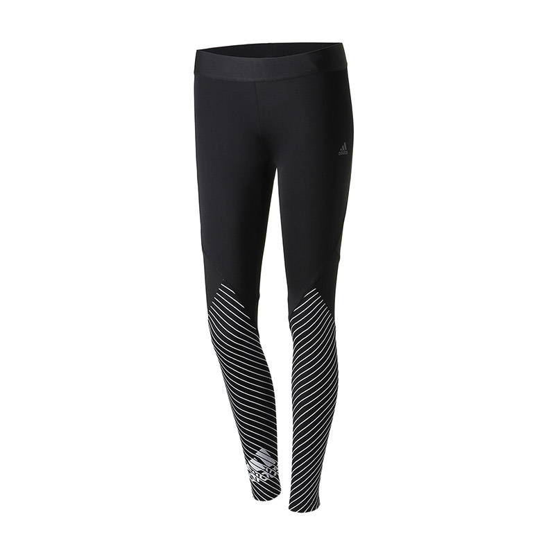 adidas阿迪达斯女子运动长裤跑步训练紧身运动服CV7803 L CV7803黑色
