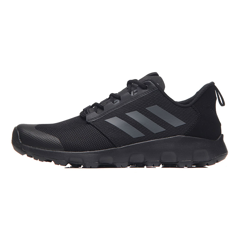 adidas阿迪达斯男子户外鞋户外运动鞋CM7555. CM7555一号黑+四度灰F17+一号黑 39码