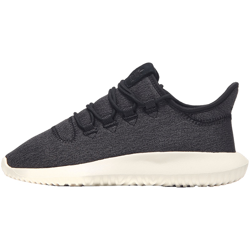 adidas阿迪达斯三叶草女子低帮休闲鞋18春季范冰冰款TUBULAR运动鞋CQ2460 CQ24601号黑色+灰色
