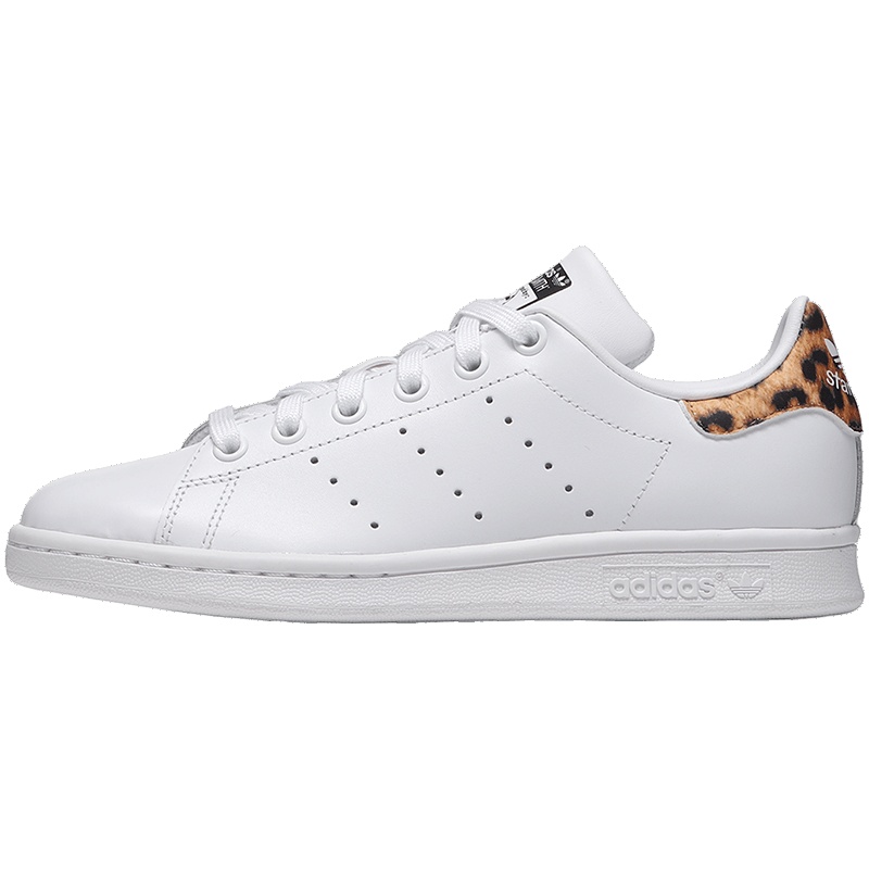 adidas阿迪达斯三叶草女子板鞋STAN SMITH史密斯休闲鞋AC8578 AC8578亮白+1号黑色