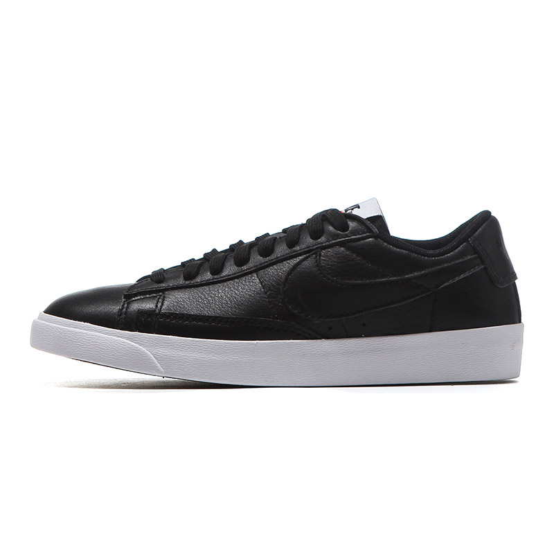 Nike耐克女鞋板鞋BLAZER系列低帮运动休闲鞋 AA3961 AA3961-001黑+黑+白+橡皮浅褐