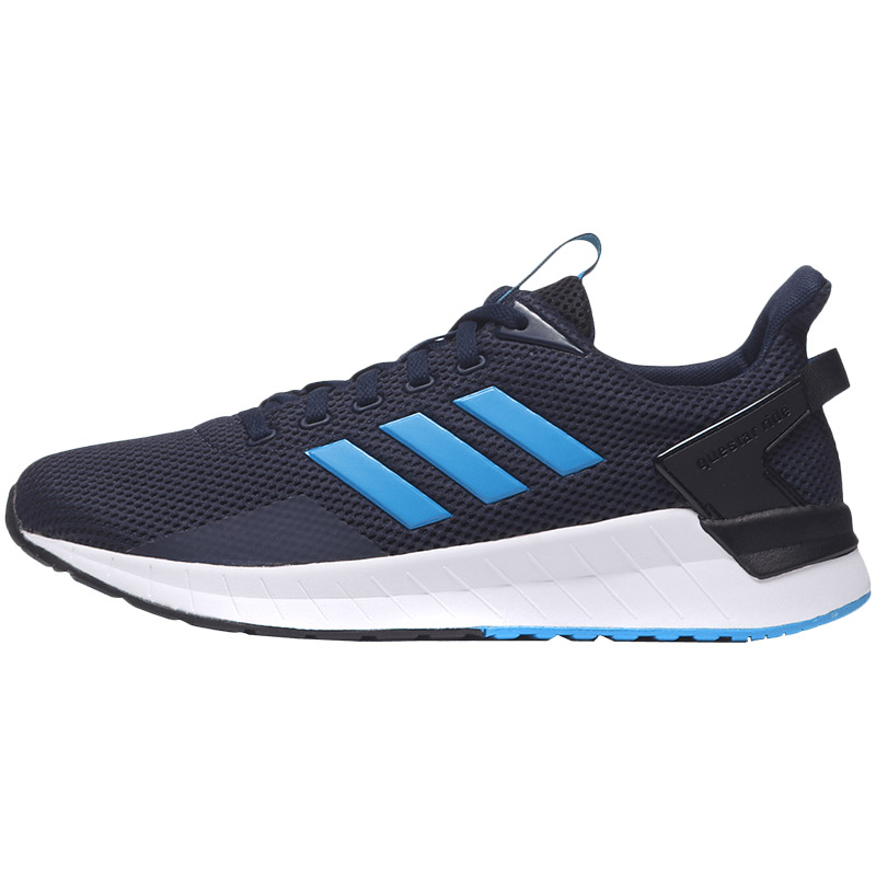 adidas阿迪达斯男子跑步鞋透气休闲运动鞋DB1341 DB1341学院藏青蓝+亮蓝