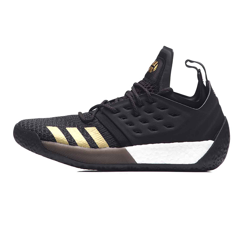 adidas阿迪达斯男子篮球鞋HARDEN VOL.2哈登运动鞋AH2215 AH2215一号黑+石墨黑+金met.