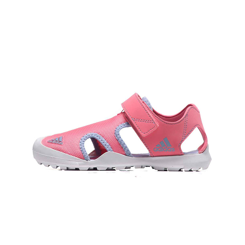 adidas阿迪达斯小童凉鞋休闲运动鞋 CM7640 CM7640牛奶粉+粉蓝