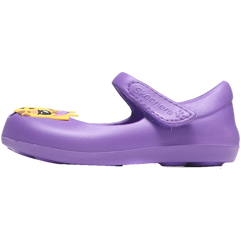 skechers斯凯奇女童休闲鞋玛丽珍凉鞋 86771N 86771N/PRMT紫色+彩色 22.5/适合脚长125mm