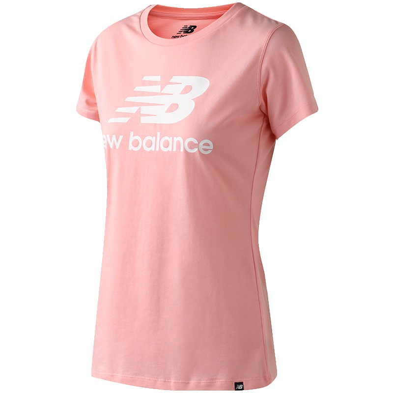 New Balance/NB女短袖T恤针织圆领休闲上衣AWT81536 L AWT81536-BKW黑色