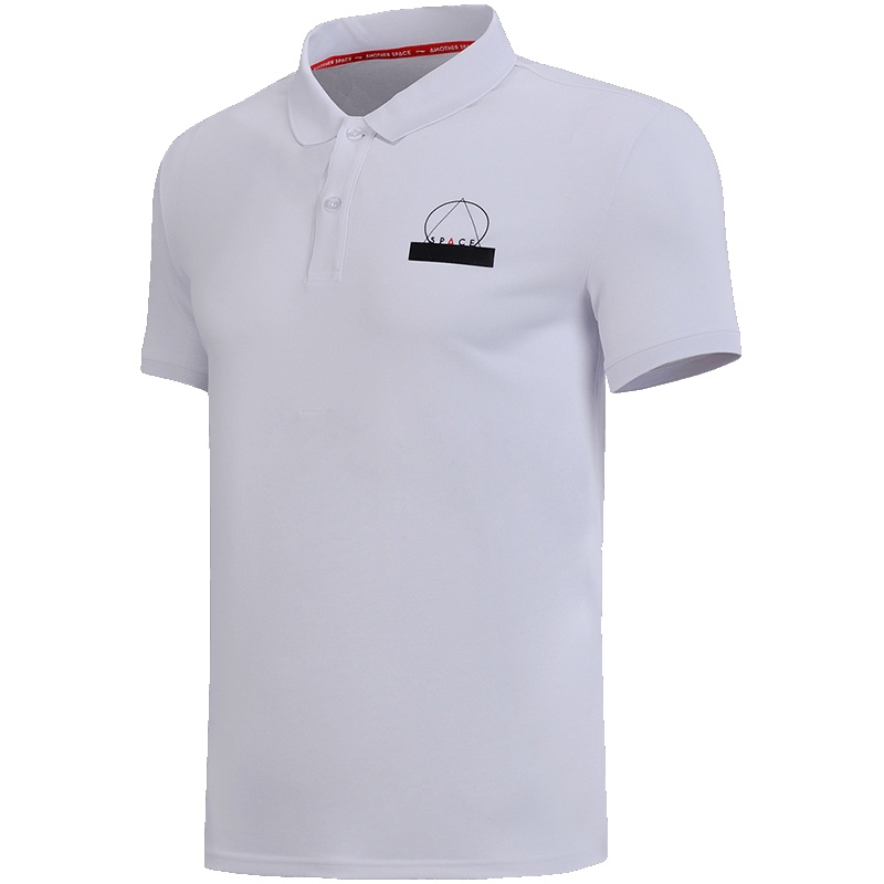 李宁LINING男子短袖POLO衫18棉翻领透气休闲运动服 APLN139-1 3XL APLN139-1标准白