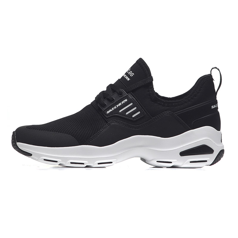 Skechers斯凯奇男休闲鞋D‘lites时尚懒人熊猫鞋52679 52679/BKW黑色+白色
