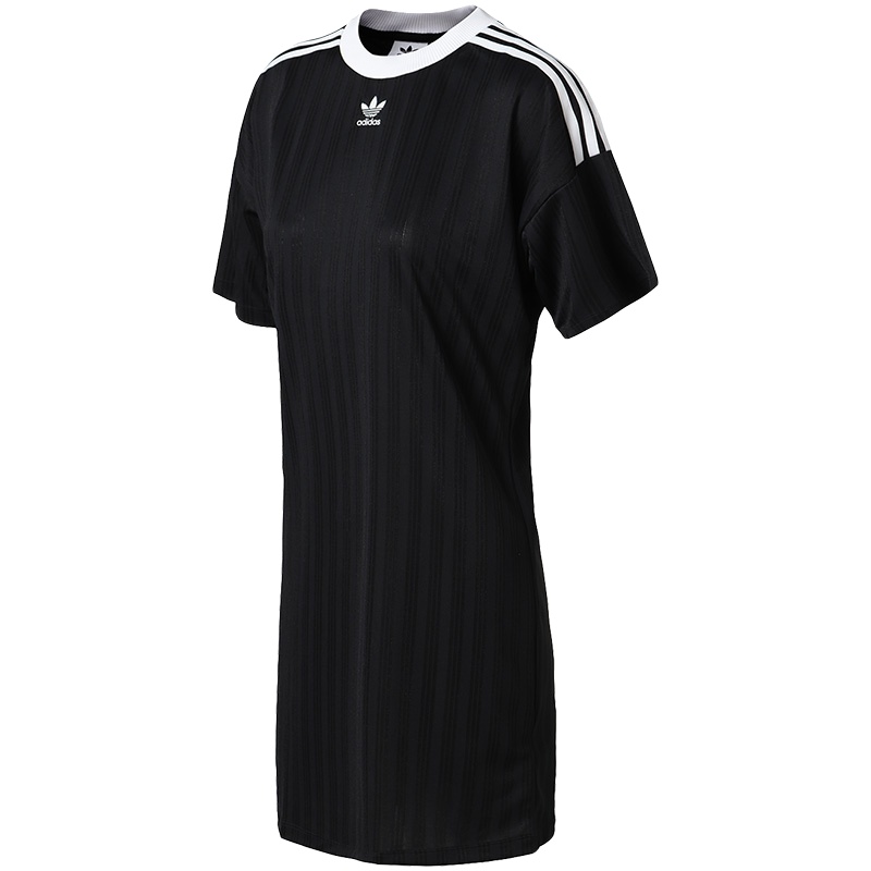 adidas阿迪达斯三叶草女子连衣裙短袖休闲运动服CE5585 30 CE5585黑