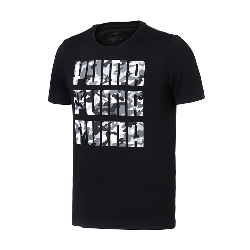 彪马PUMA男运动休闲短袖T恤,85313201 85313201黑色 L