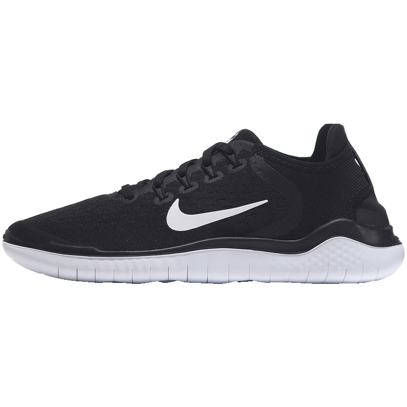 NIKE耐克女鞋跑步鞋Free赤足轻便透气跑步运动鞋942837-001 942837-001黑+白