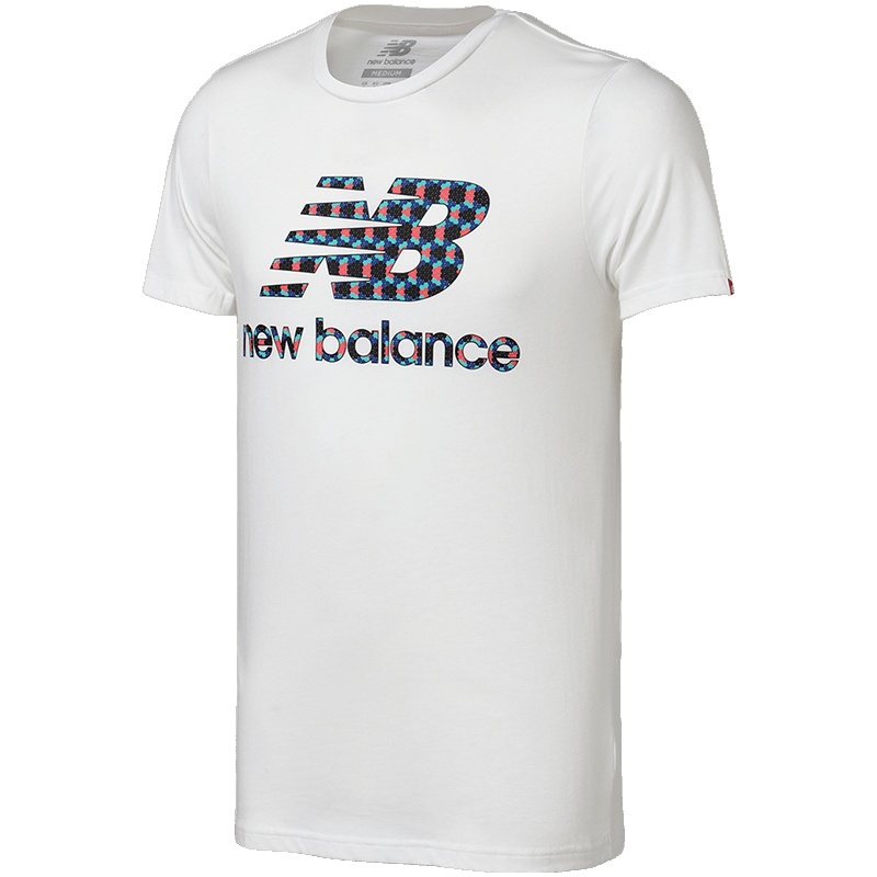 New Balance/NB男短袖T恤休闲圆领针织上衣AMT81593-BK L AMT81593-BK黑色