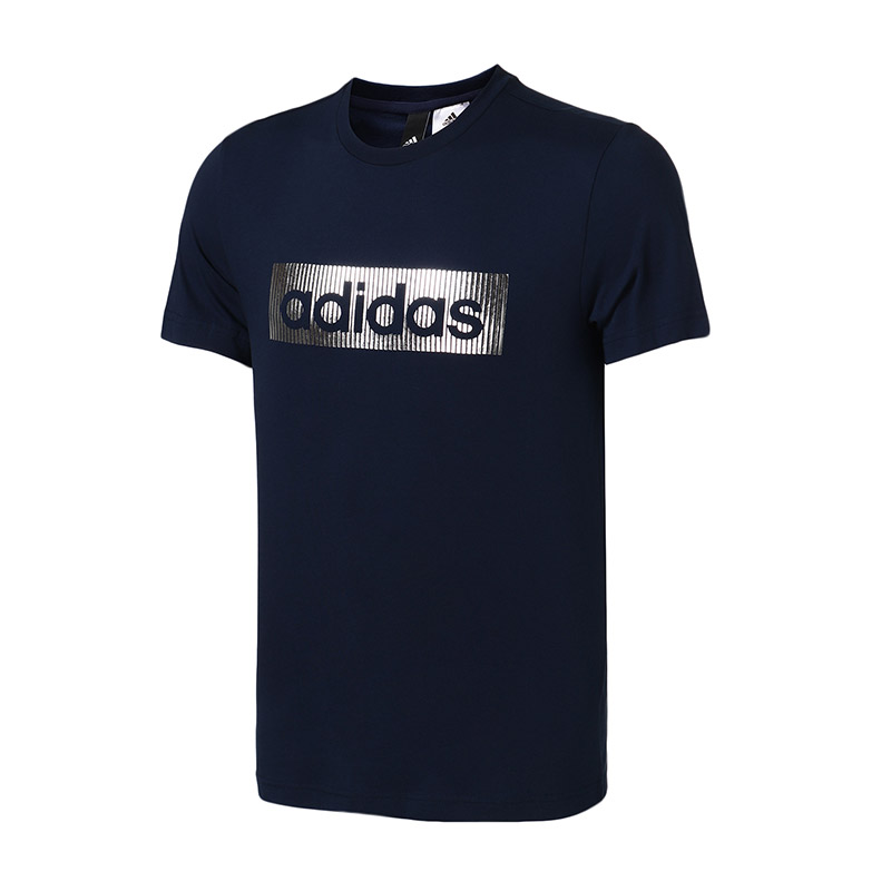 adidas阿迪达斯男子短袖T恤休闲运动服DT2583 L DT2583蓝