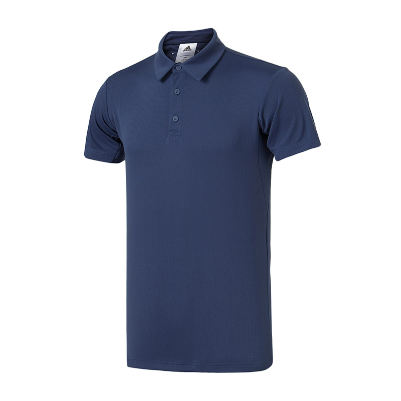 adidas阿迪达斯男子短袖POLO衫休闲运动服CE1444 L CE1444暗靛蓝S18